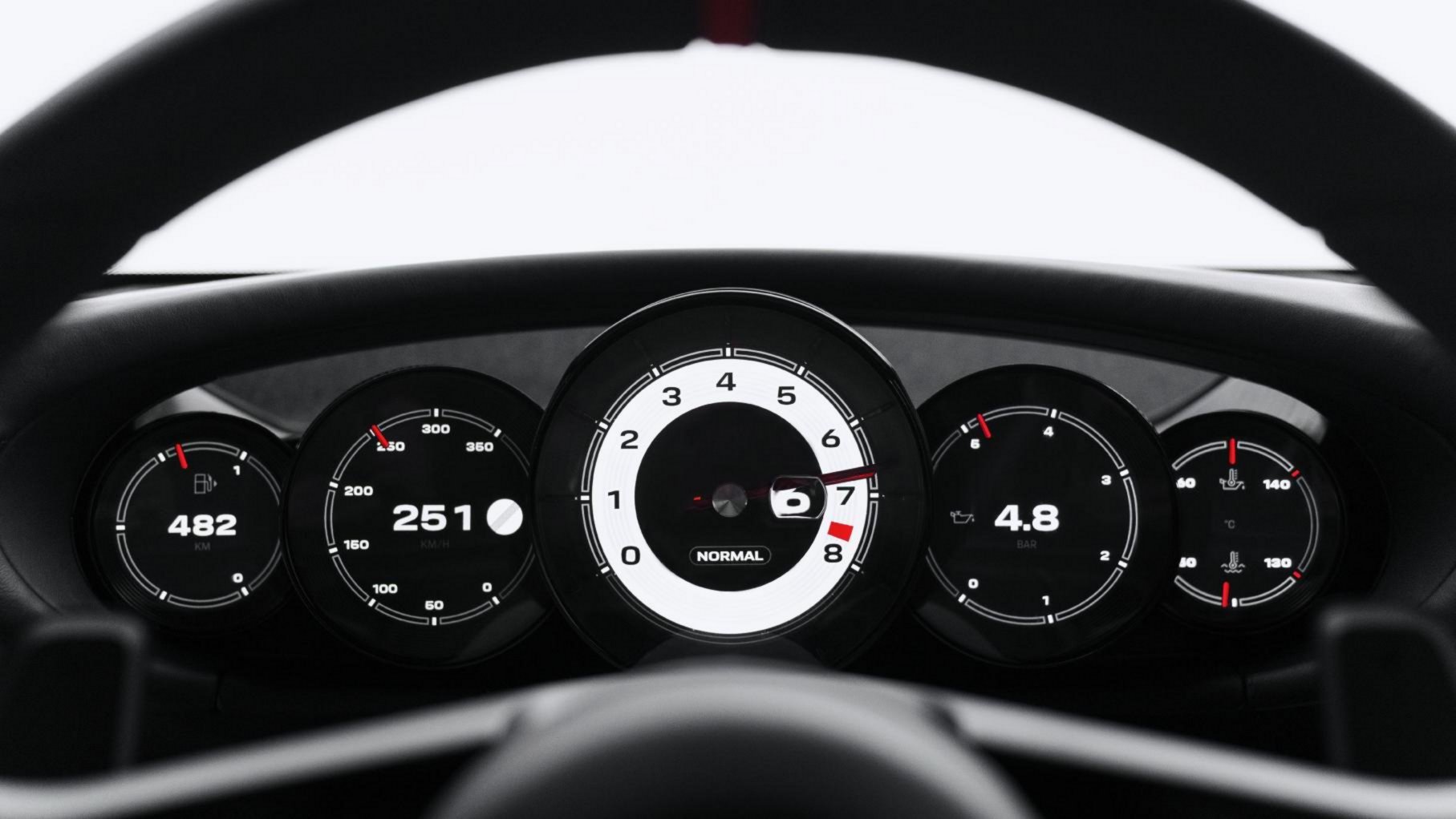 Porsche Mission S Unveiled: A Mid-Engine Supercar and a Retreat From the All-Electric Future — image 1 of 11