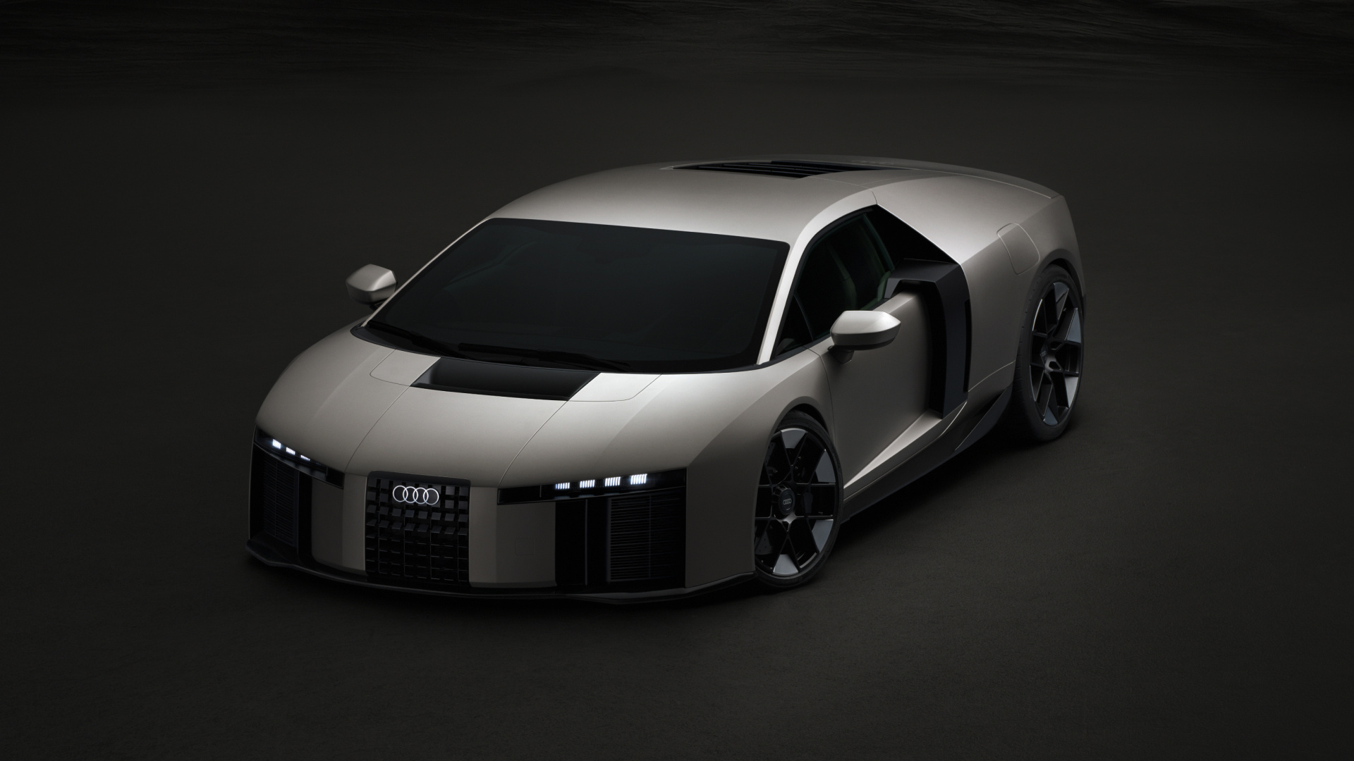 The Audi Nuvolari Arrives as a Monolithic Statement of What German Supercar Design Can Be — image 7 of 13