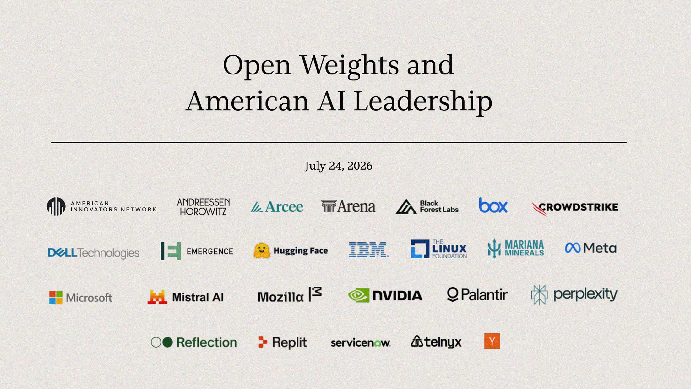 Jensen Huang and 24 Tech Giants Push Back Against Looming Open-Weight AI Restrictions