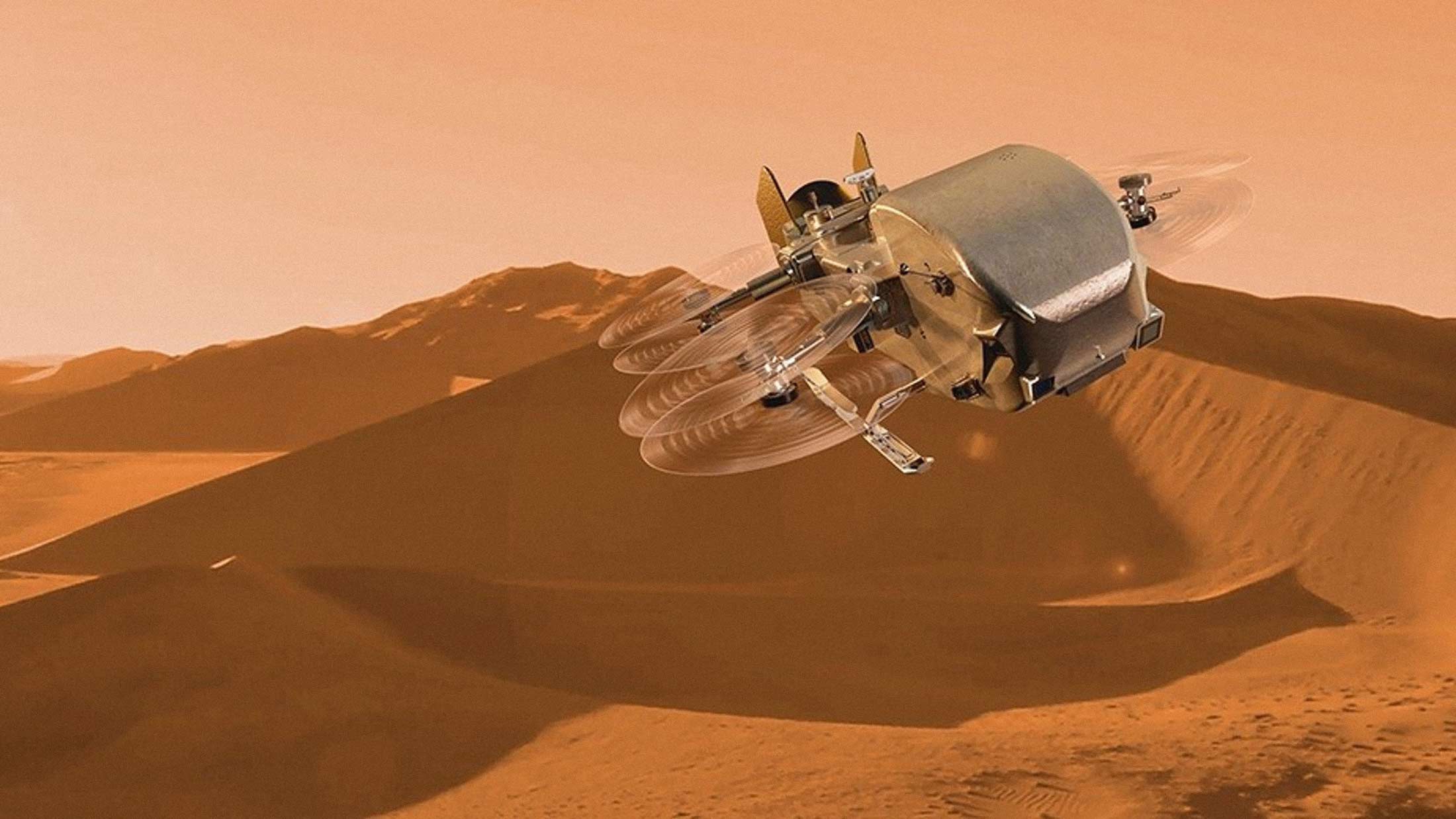 NASA Livestreams Dragonfly Assembly Today as the Titan Rotorcraft Takes Shape
