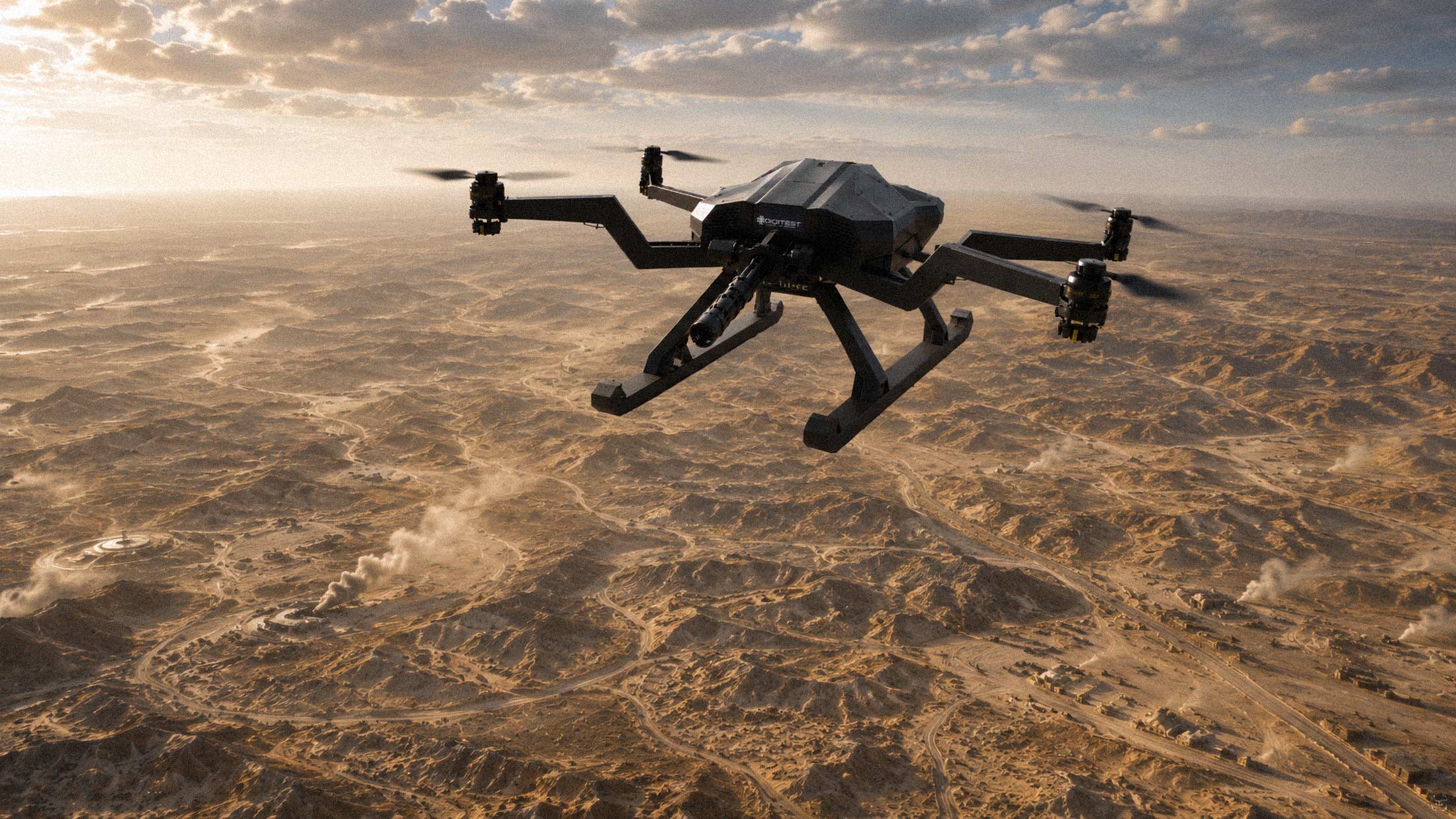 Turkey's GATREX Previews a Future Where Drones Hunt Drones With Machine Gun Fire