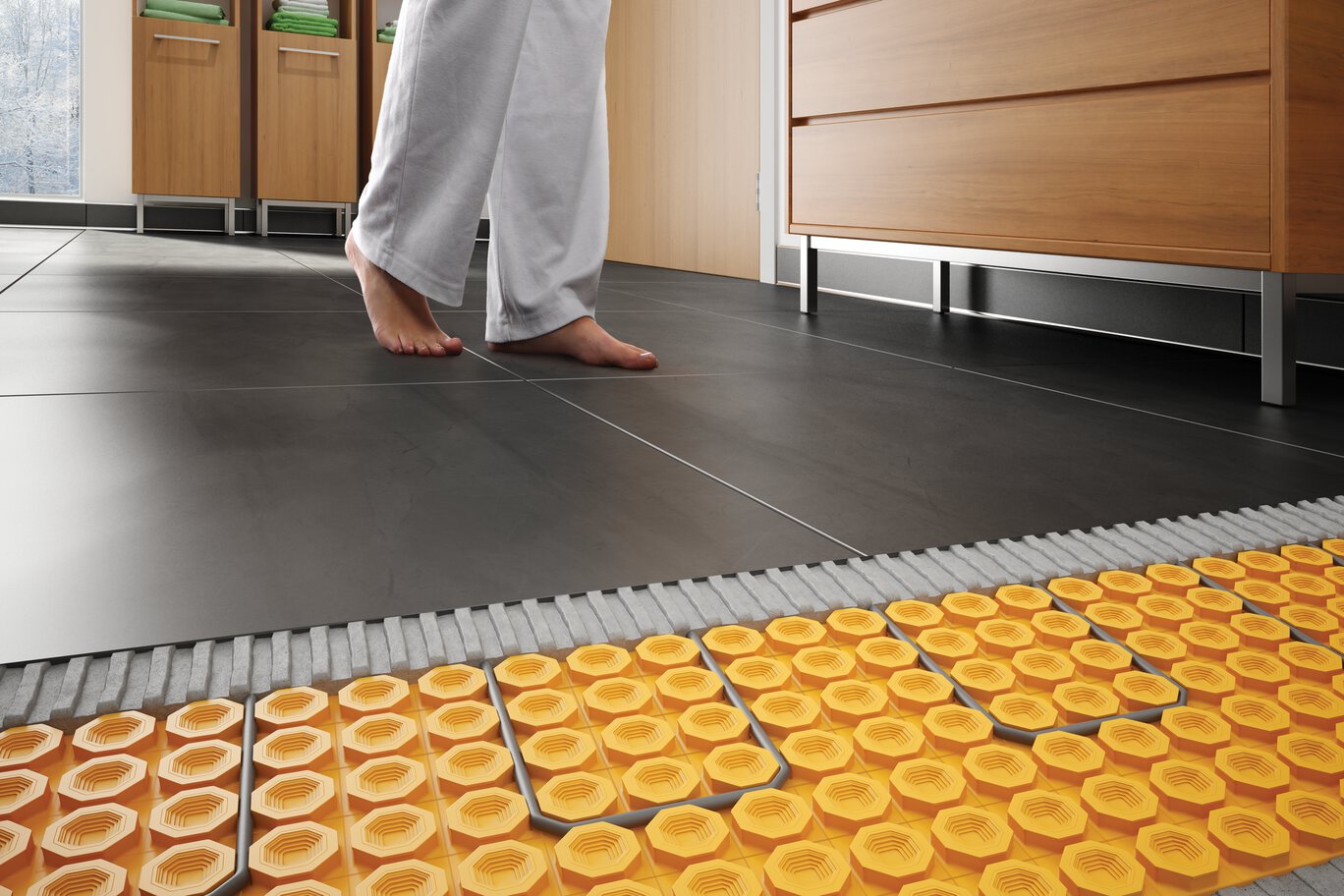 Schluter Ditra-Heat Floor Heating